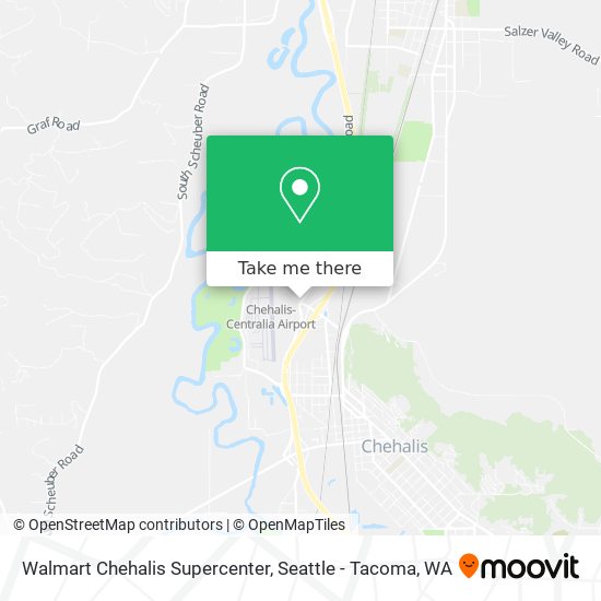 Mapa de Walmart Chehalis Supercenter