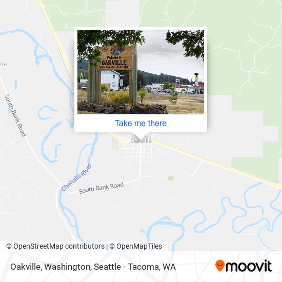 Oakville, Washington map