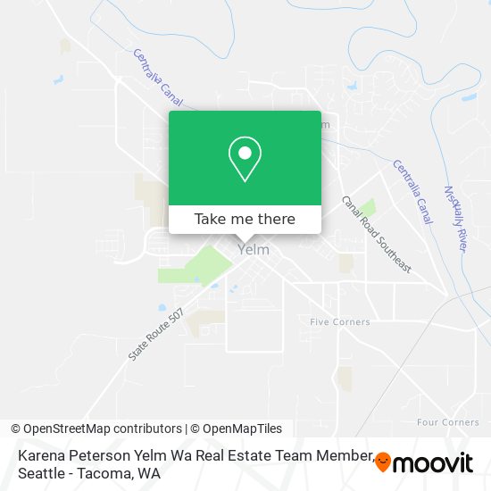 Karena Peterson Yelm Wa Real Estate Team Member map