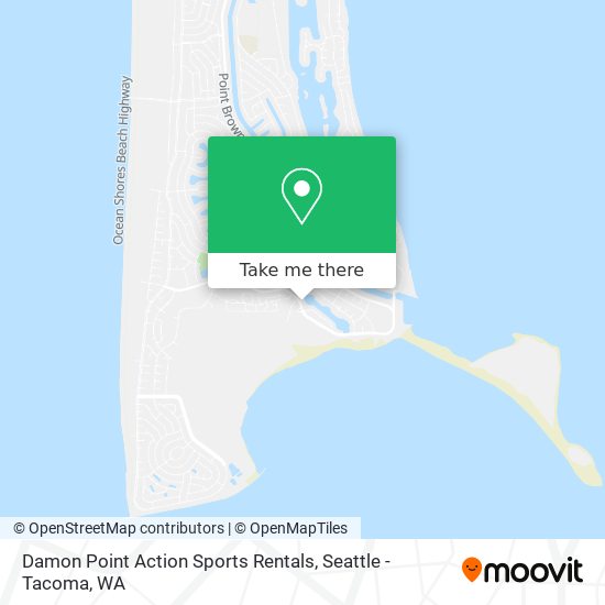 Damon Point Action Sports Rentals map