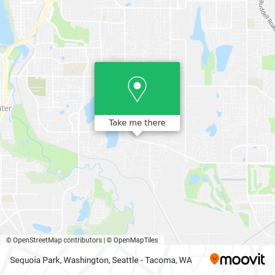 Sequoia Park, Washington map