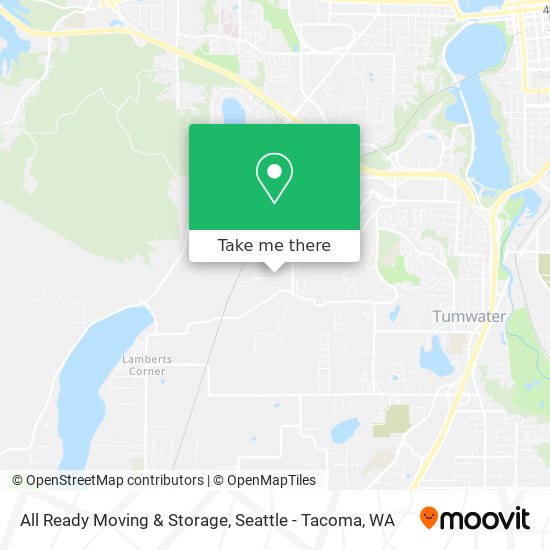 All Ready Moving & Storage map