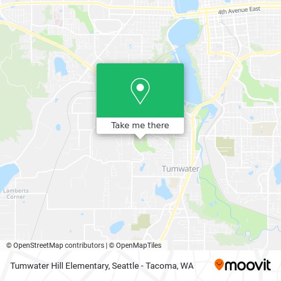 Tumwater Hill Elementary map