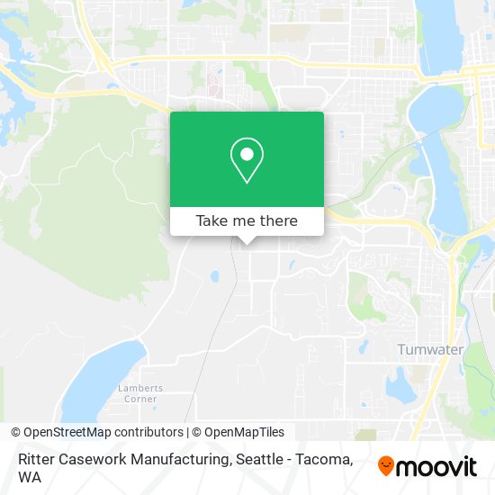 Mapa de Ritter Casework Manufacturing