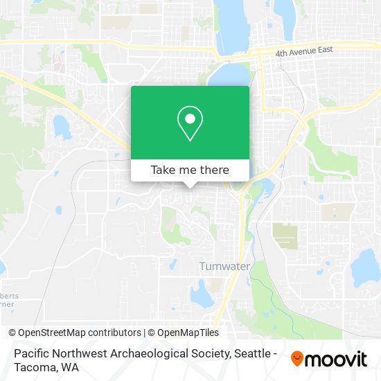 Mapa de Pacific Northwest Archaeological Society