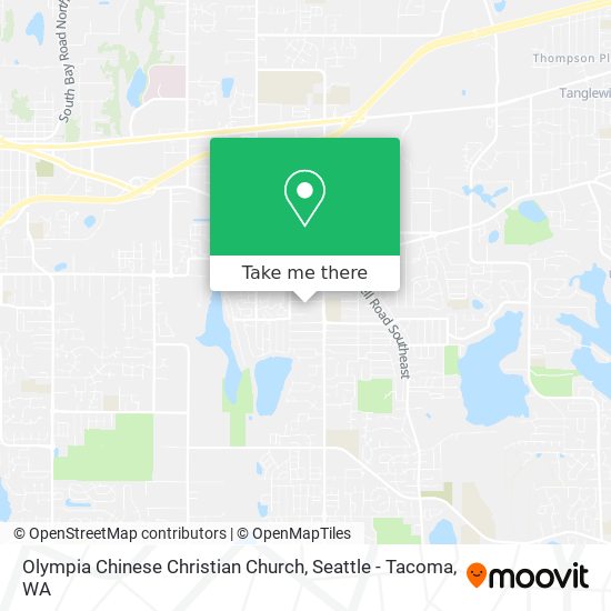 Olympia Chinese Christian Church map