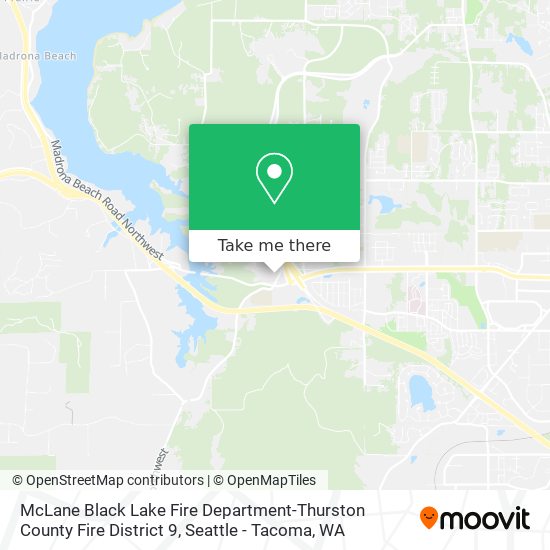 Mapa de McLane Black Lake Fire Department-Thurston County Fire District 9