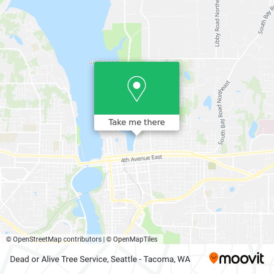 Dead or Alive Tree Service map