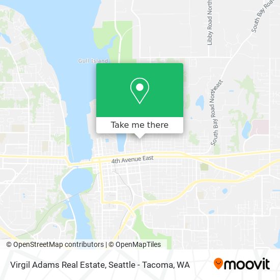 Virgil Adams Real Estate map