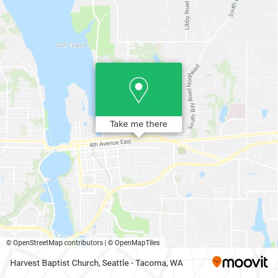 Harvest Baptist Church map