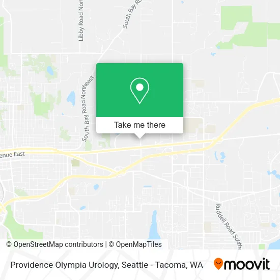 Providence Olympia Urology map