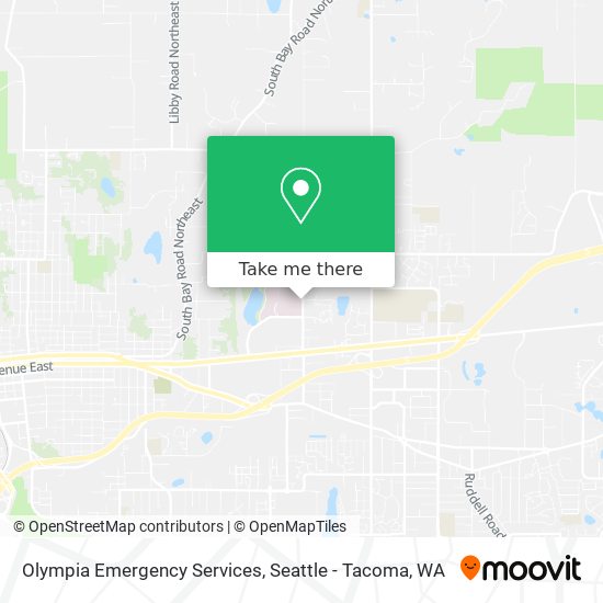 Olympia Emergency Services map