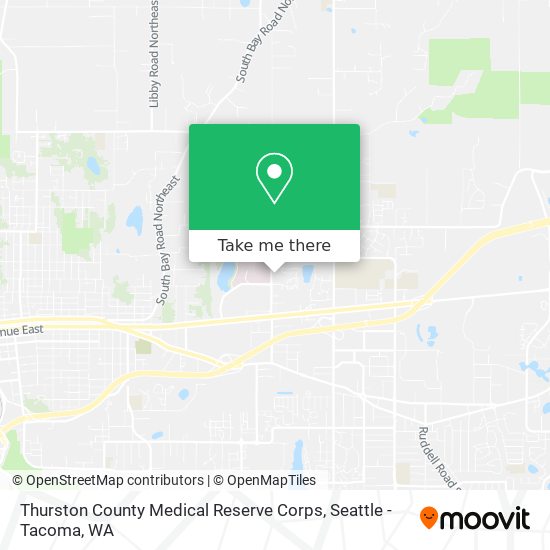 Mapa de Thurston County Medical Reserve Corps