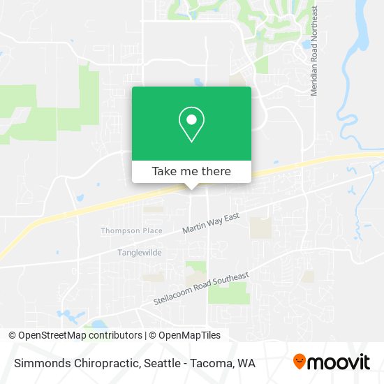 Mapa de Simmonds Chiropractic