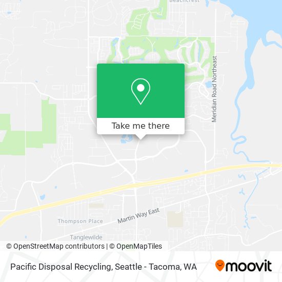 Mapa de Pacific Disposal Recycling