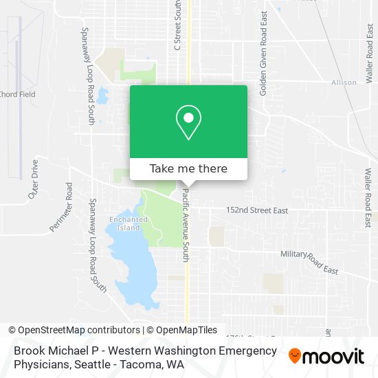 Mapa de Brook Michael P - Western Washington Emergency Physicians