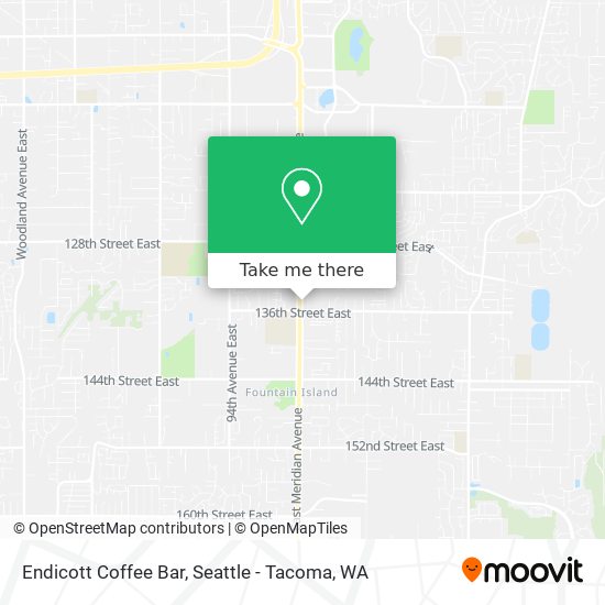 Endicott Coffee Bar map