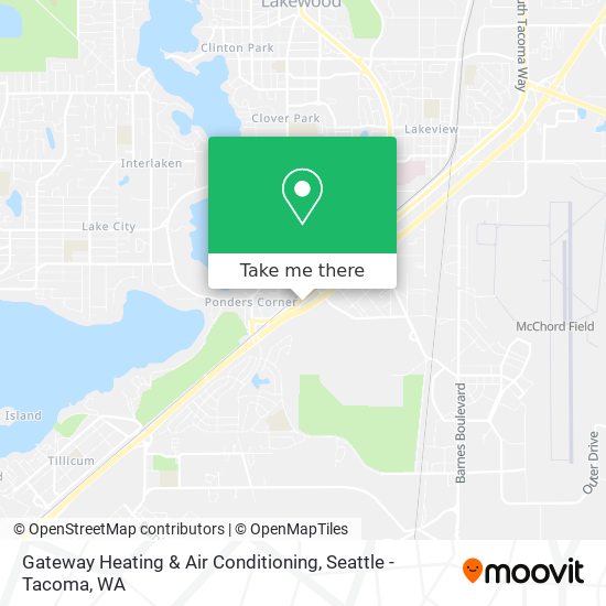 Mapa de Gateway Heating & Air Conditioning