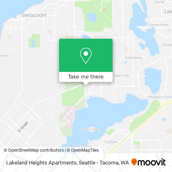 Mapa de Lakeland Heights Apartments