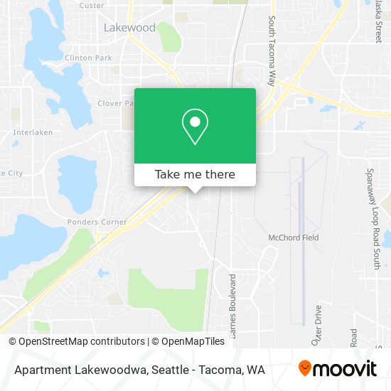 Mapa de Apartment Lakewoodwa