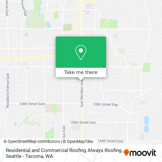 Residential and Commercial Roofing Always Roofing map