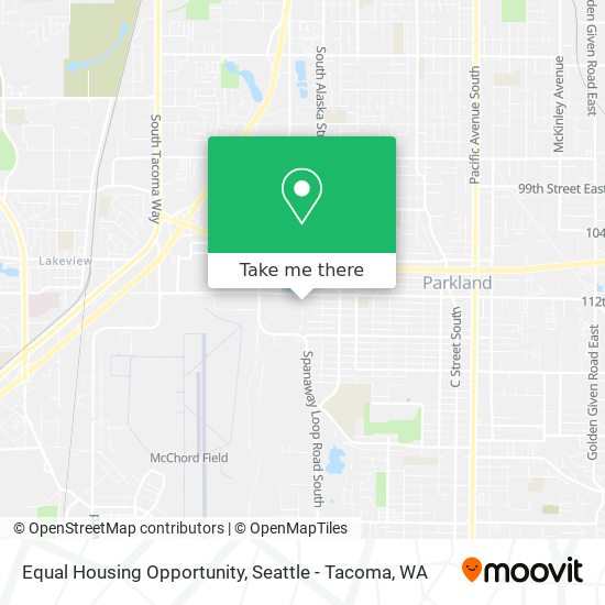 Mapa de Equal Housing Opportunity