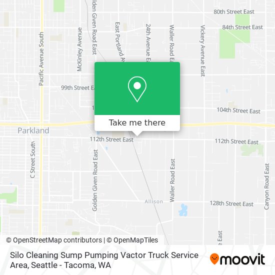 Silo Cleaning Sump Pumping Vactor Truck Service Area map
