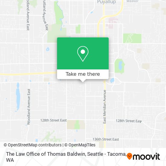 Mapa de The Law Office of Thomas Baldwin