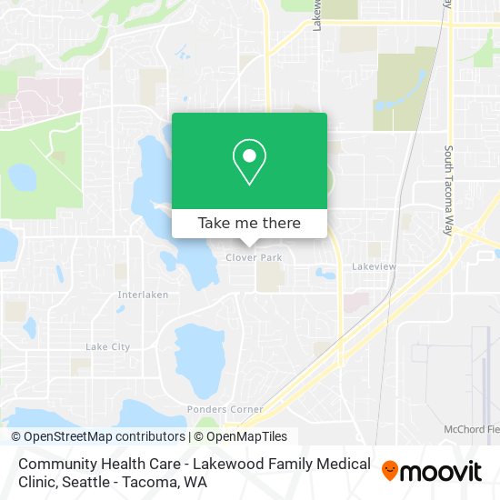 Community Health Care - Lakewood Family Medical Clinic map