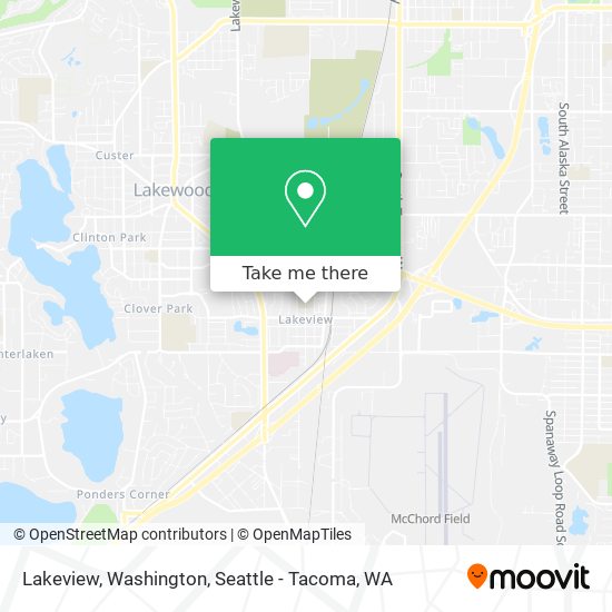 Mapa de Lakeview, Washington