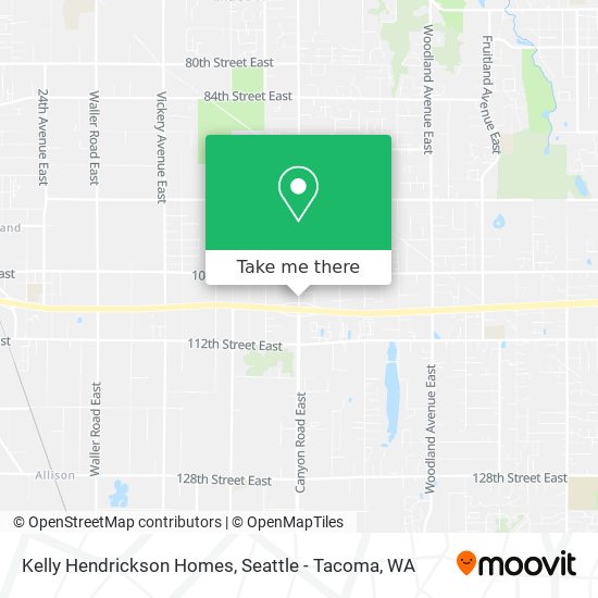 Kelly Hendrickson Homes map