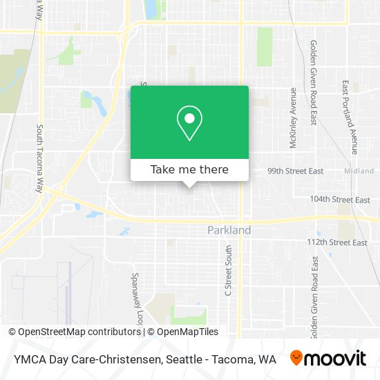 YMCA Day Care-Christensen map