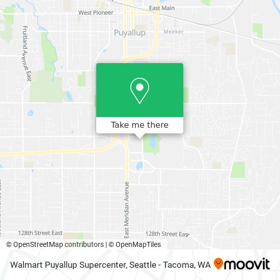 Walmart Puyallup Supercenter map