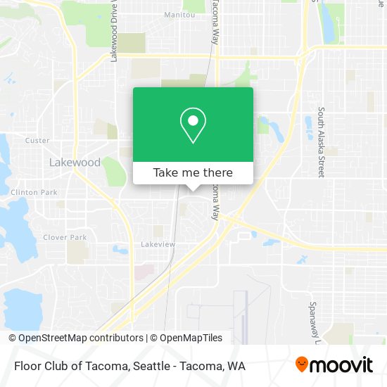 Floor Club of Tacoma map