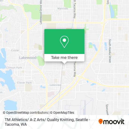 TM Athletics/ A-Z Arts/ Quality Knitting map