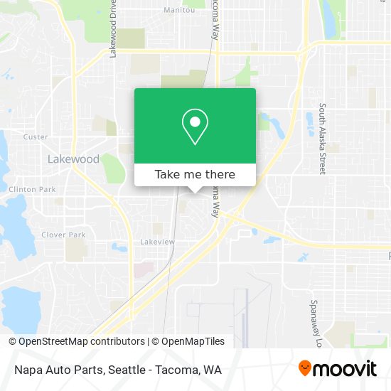 Napa Auto Parts map