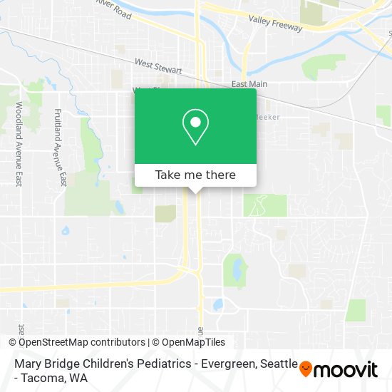 Mapa de Mary Bridge Children's Pediatrics - Evergreen