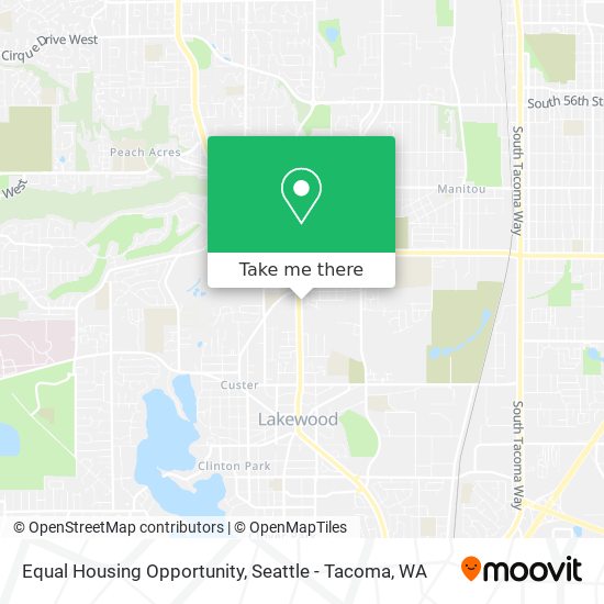 Equal Housing Opportunity map