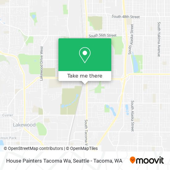 House Painters Tacoma Wa map