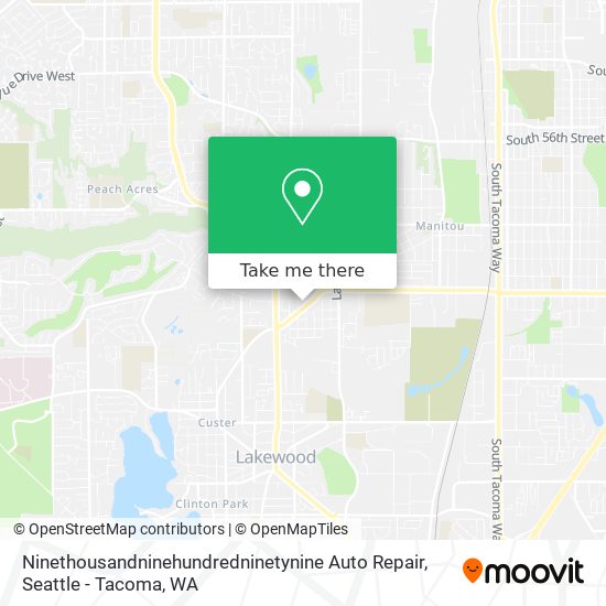 Ninethousandninehundredninetynine Auto Repair map