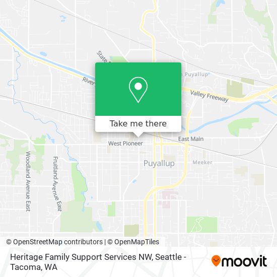 Heritage Family Support Services NW map