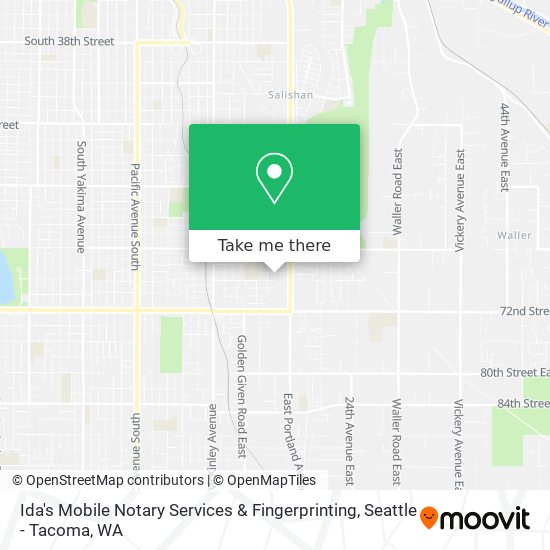 Mapa de Ida's Mobile Notary Services & Fingerprinting