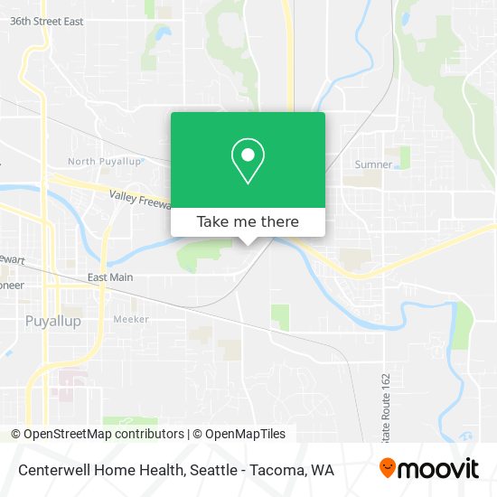 Centerwell Home Health map