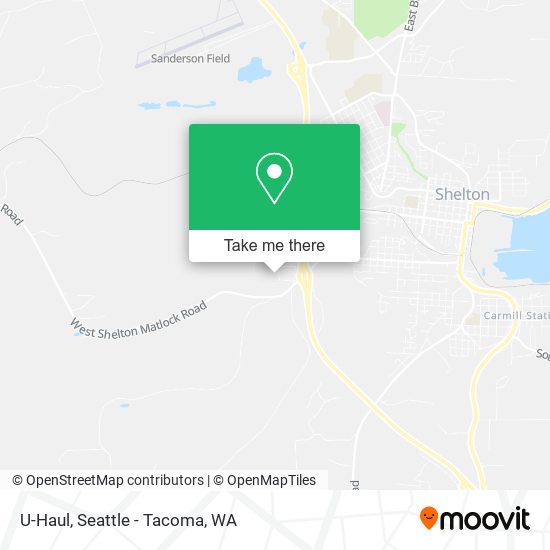 Mapa de U-Haul