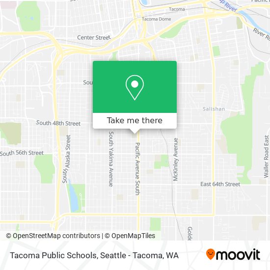 Mapa de Tacoma Public Schools