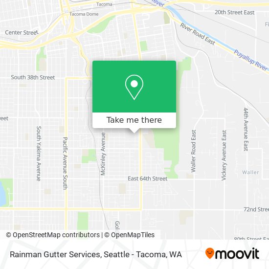 Rainman Gutter Services map