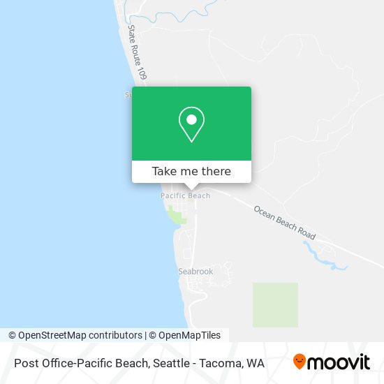 Post Office-Pacific Beach map