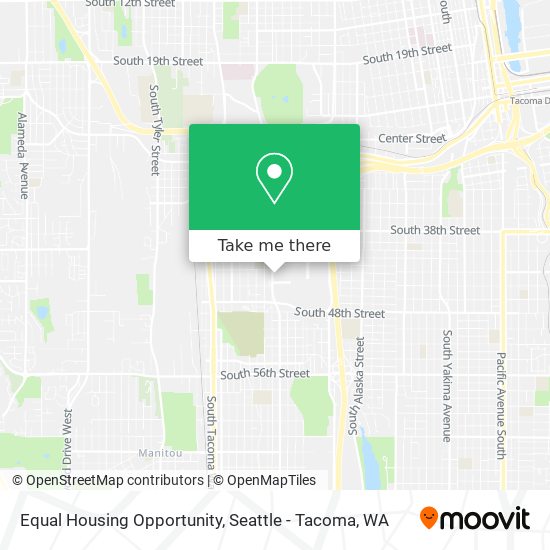 Equal Housing Opportunity map