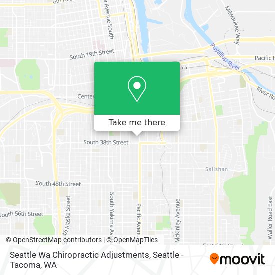 Mapa de Seattle Wa Chiropractic Adjustments