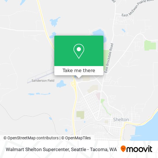 Mapa de Walmart Shelton Supercenter